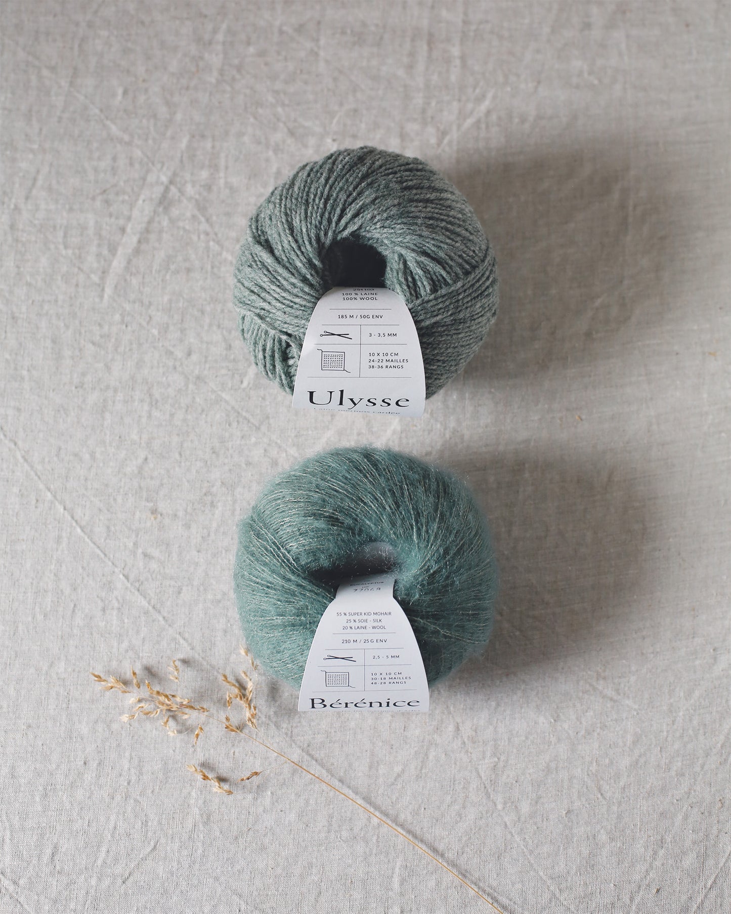 "Bérénice" - Mohair éthique, mérinos d'Arles bio & soie | 25 gr