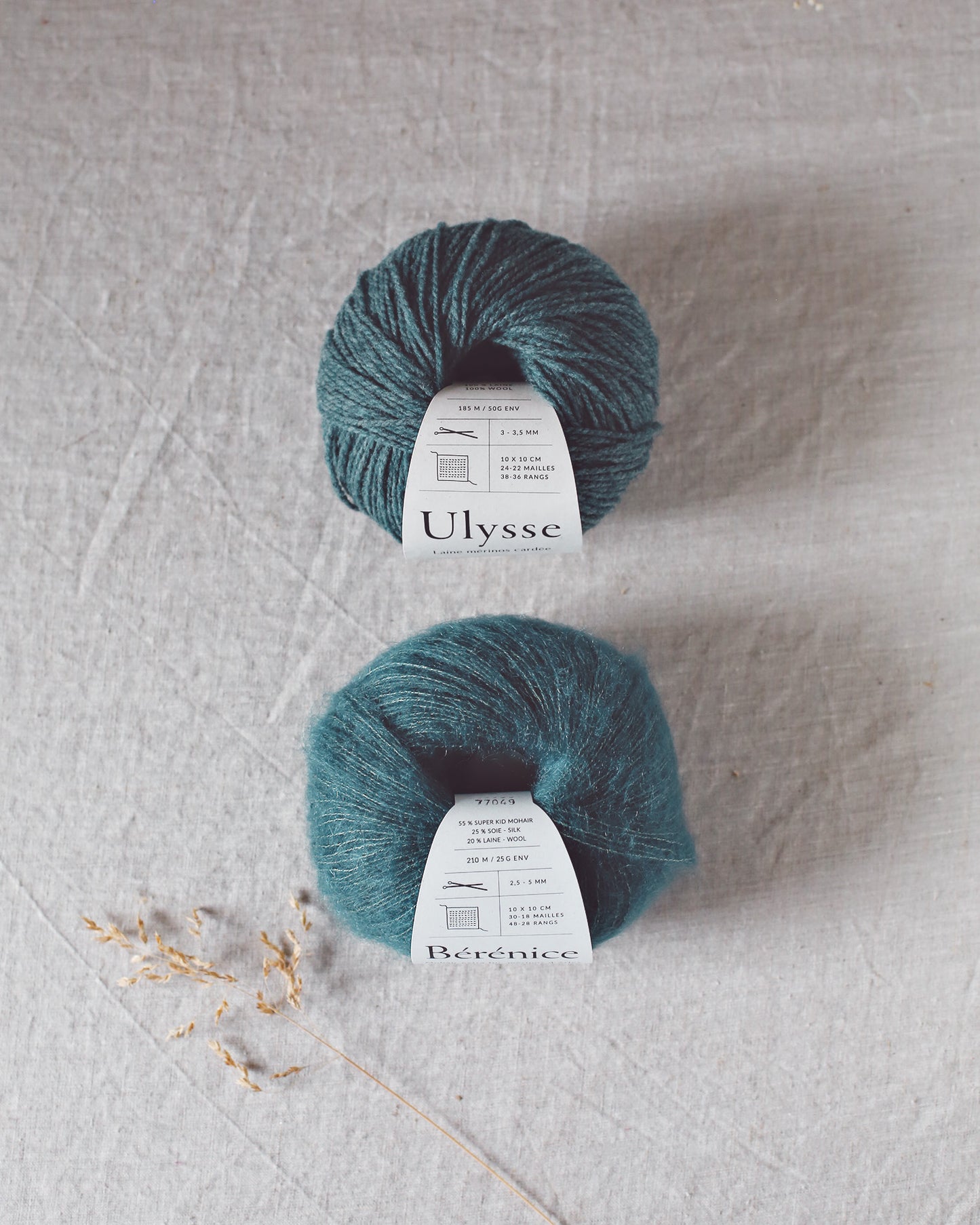 "Bérénice" - Mohair éthique, mérinos d'Arles bio & soie | 25 gr