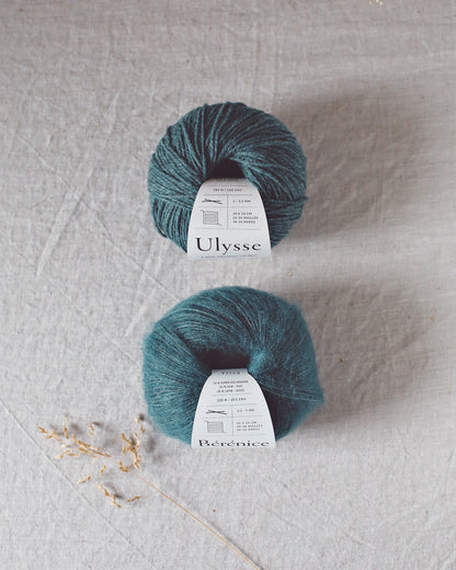 "Bérénice" - Mohair éthique, mérinos d'Arles bio & soie | 25 gr