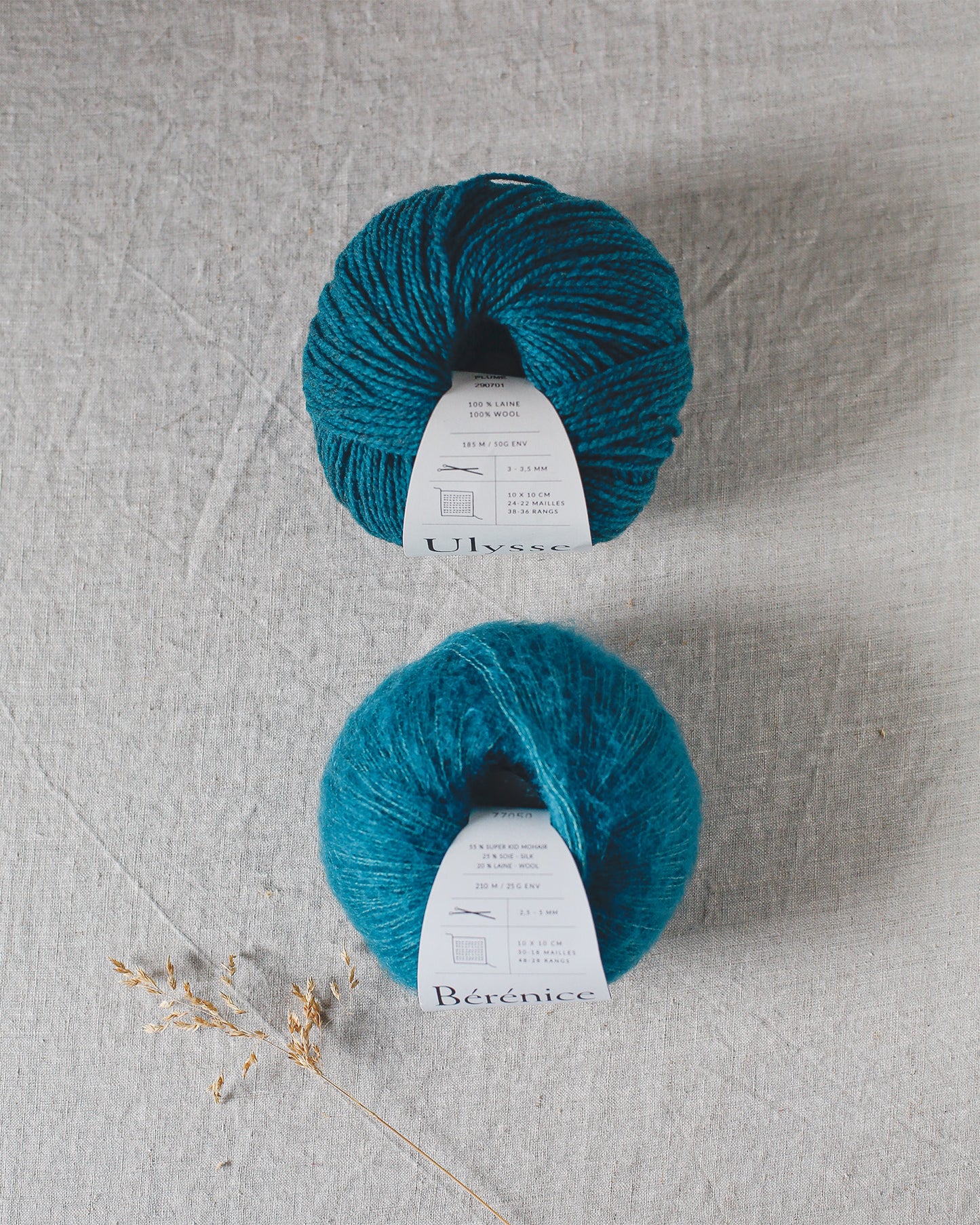 "Bérénice" - Mohair éthique, mérinos d'Arles bio & soie | 25 gr