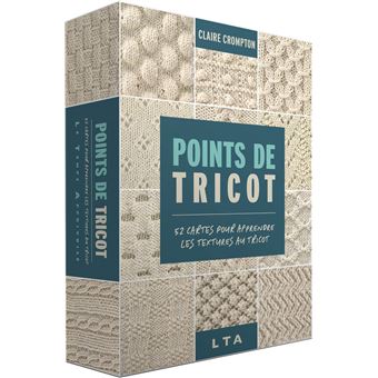 Points de tricot - 52 cartes pour apprendre les textures au tricot