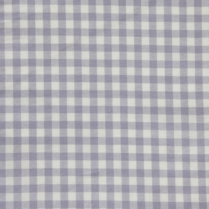 Popeline "vichy", carreaux moyens lavande | 10 cm