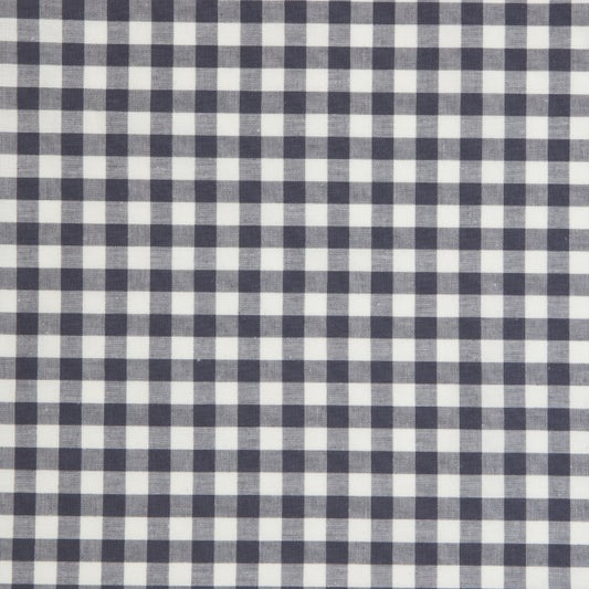 Popeline vichy "encre" | 10 cm