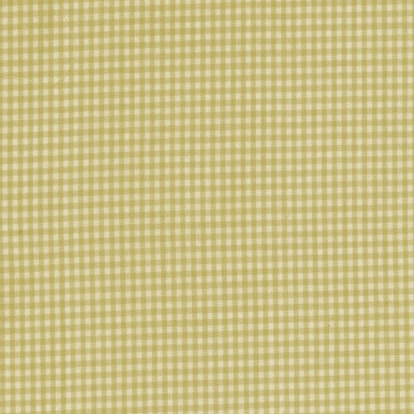 Popeline coton bio à carreaux vichy citron, Atelier-53