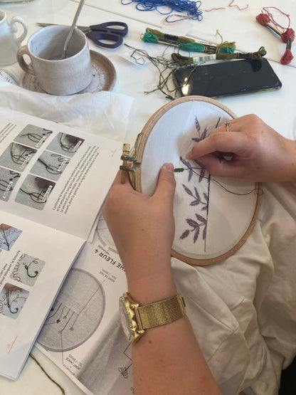 Jeudi 24 septembre | Apprendre de nouveaux points de broderie (acompte)