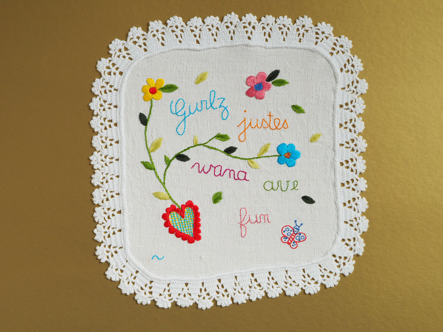 Samedi 18 avril | Broder des fleurs (acompte)