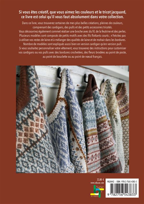 Couverture du livre Tricot jacquard, 17 modèles dont 12 cardigans