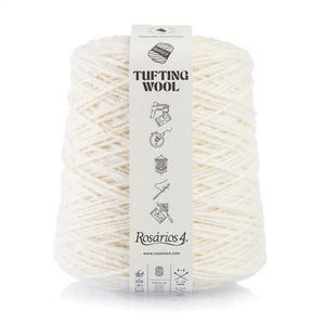 Tufting Wool, 'blanc' | 50 gr