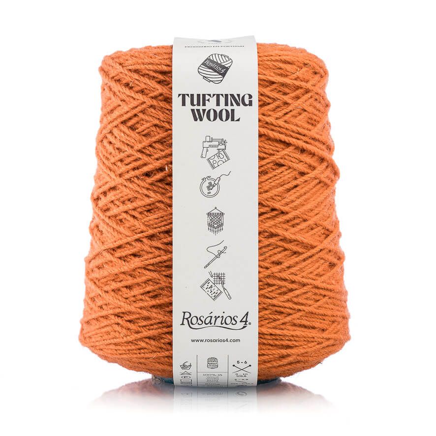 Tufting Wool Saumon, Atelier-53