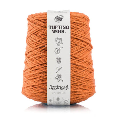 Tufting Wool Saumon, Atelier-53