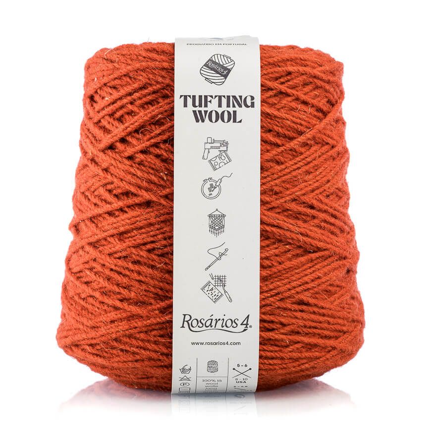 Tufting Wool Brique, Atelier-53