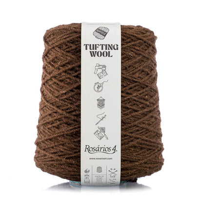 Tufting Wool Brun, Atelier-53