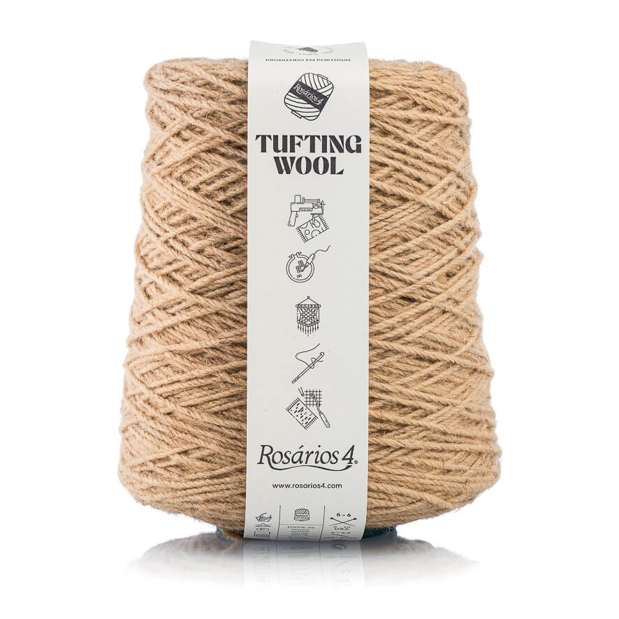 Tufting Wool Beige, Atelier-53