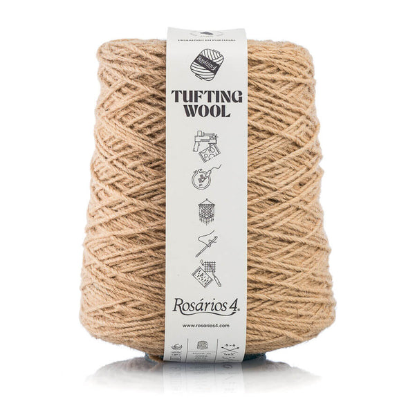 Tufting Wool, 'beige' | 50 gr