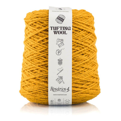 Tufting Wool Moutarde, Atelier-53