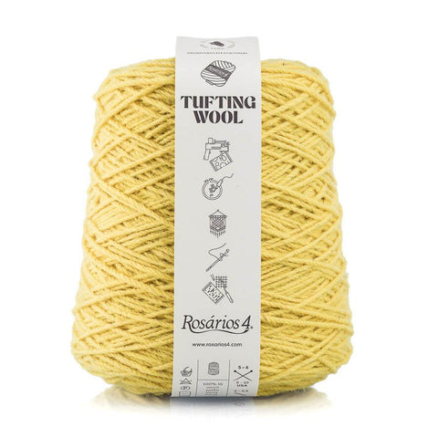 Tufting Wool, 'jaune vif' | 50 gr