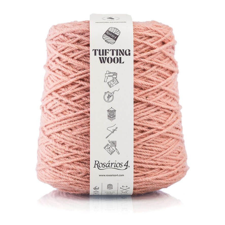 Tufting Wool, 'rose clair' | 50 gr