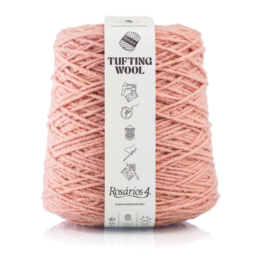 Tufting Wool Rose clair, Atelier-53