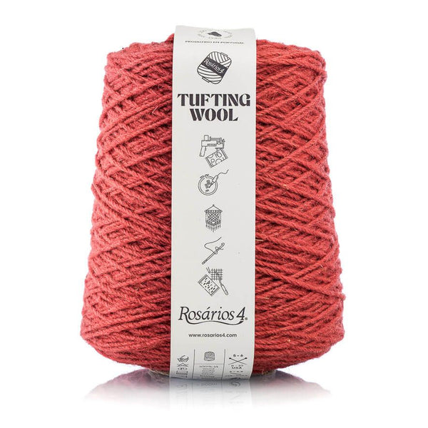 Tufting Wool, 'rose foncé' | 50 gr