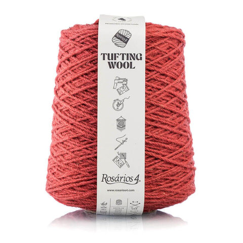 Tufting Wool, 'rose foncé' | 50 gr