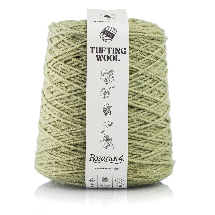 Tufting Wool Pistache, Atelier-53