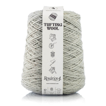 Tufting Wool Gris clair, Atelier-53
