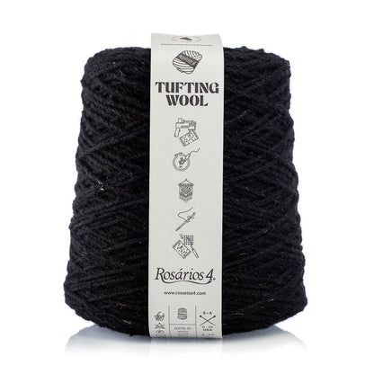 Tufting Wool Noir, Atelier-53