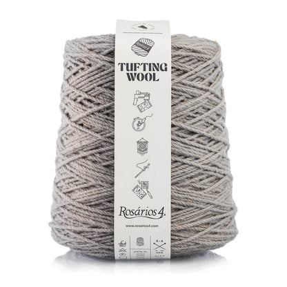 Tufting Wool Gris, Atelier-53