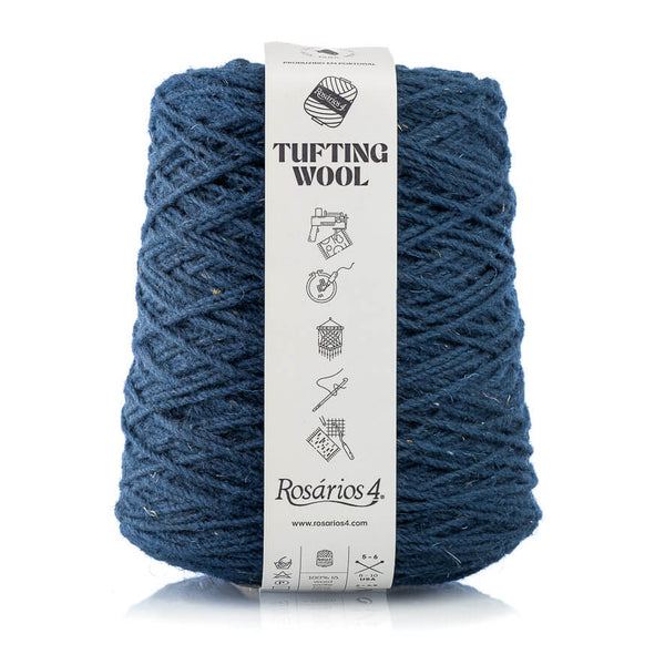 Tufting Wool, 'bleu' | 50 gr