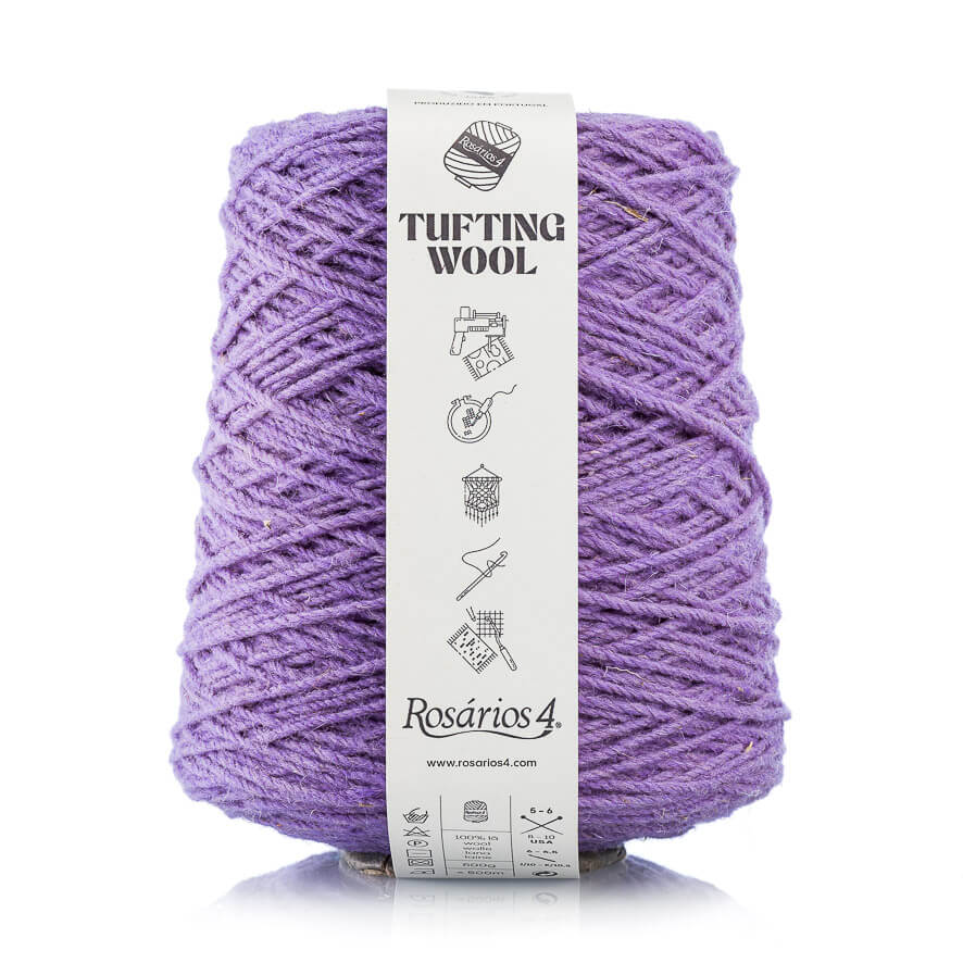 Tufting Wool Violet, Atelier-53