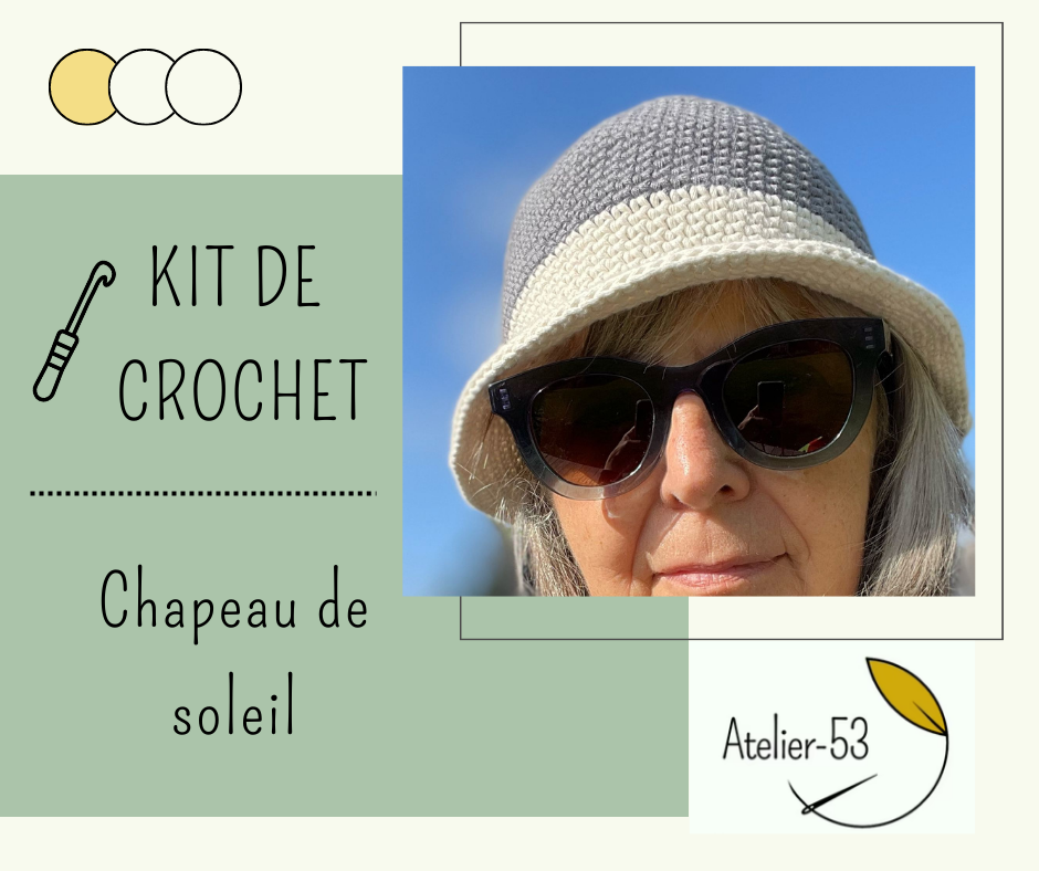 Kit de crochet (débutant+) - Chapeau de Soleil
