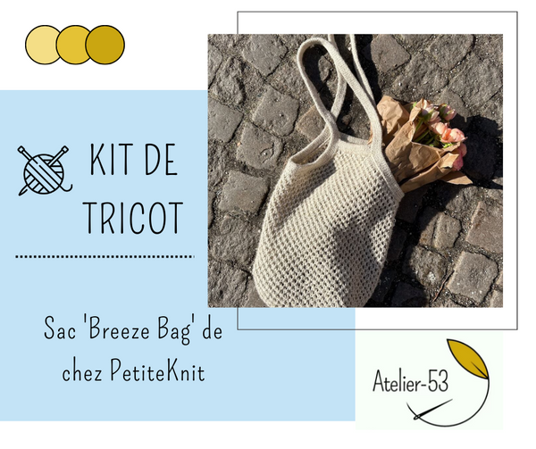 Kit de tricot (confirmé) - Breeze bag de PetiteKnit