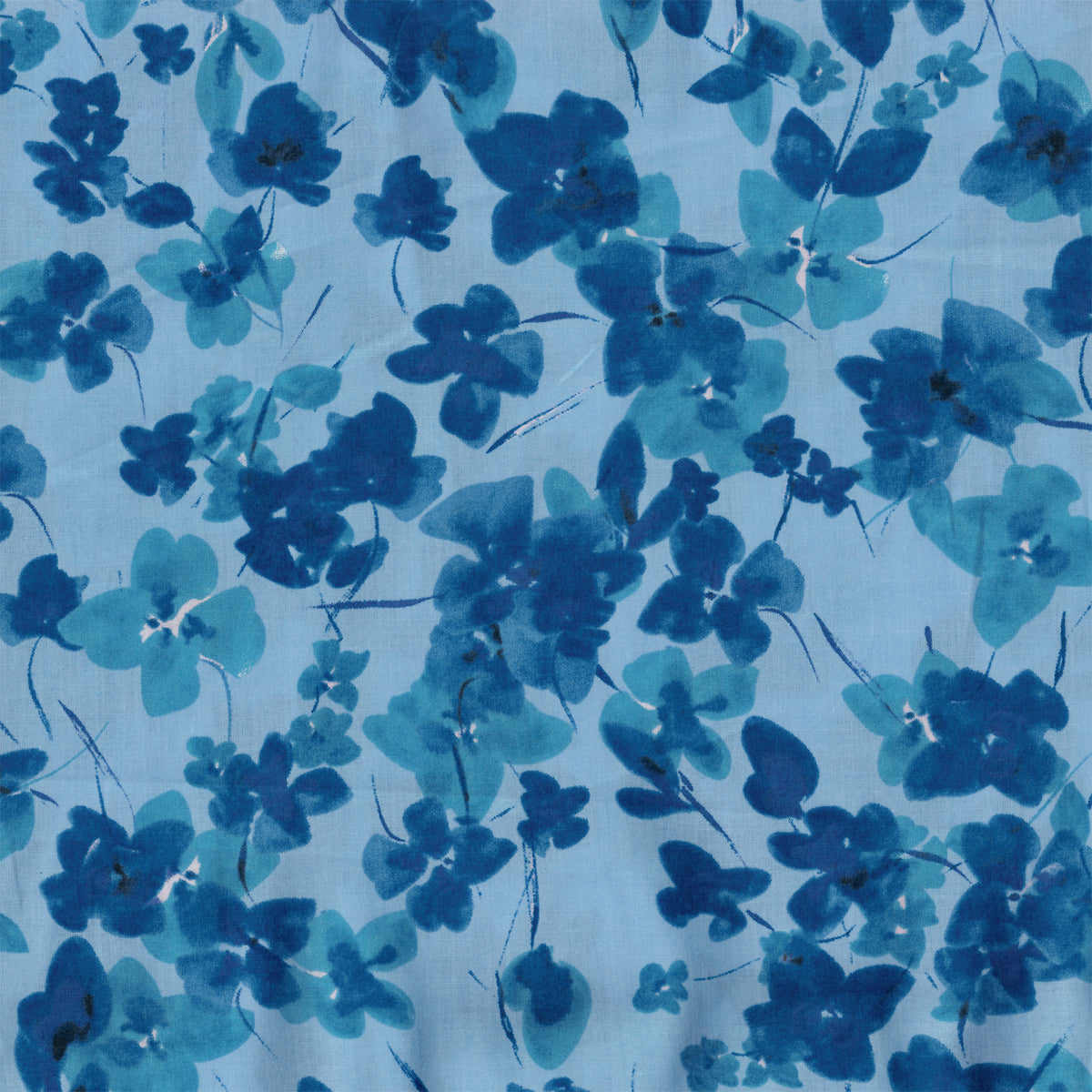 Voile "Blue Viola"