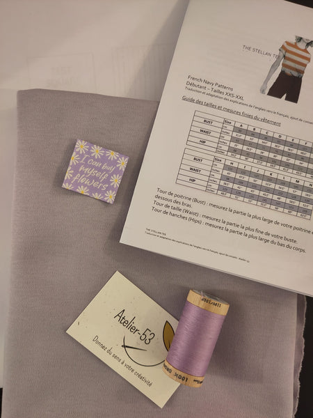 Kit de couture (intermédiaire) - T-shirt