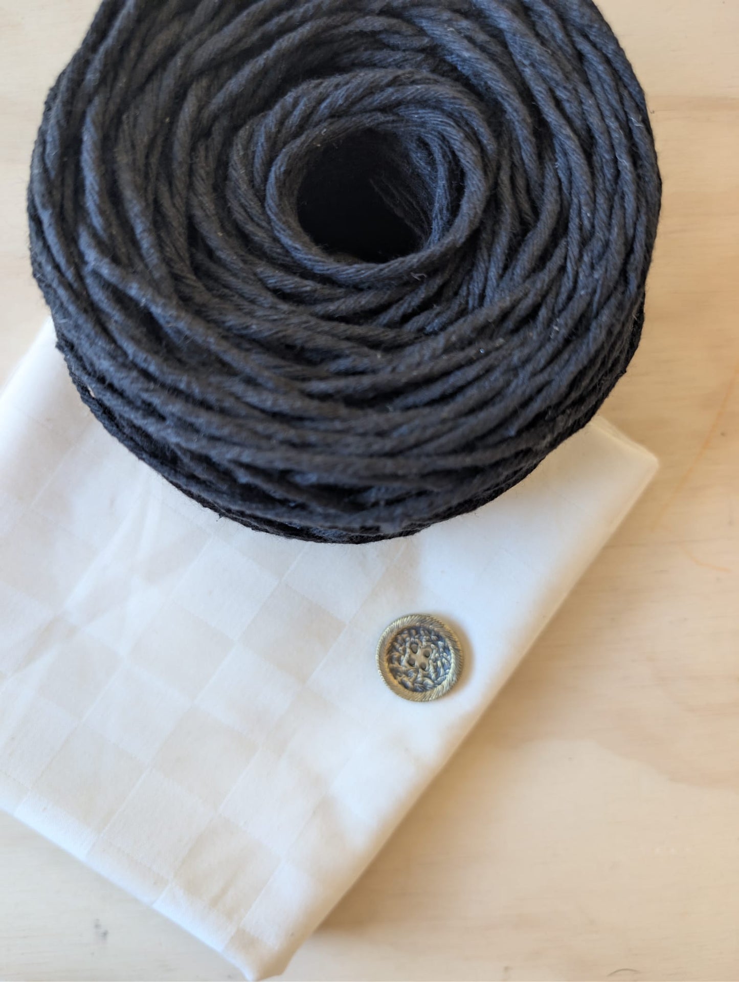 Kit de crochet (intermédiaire) - Sac d'été rond doublé