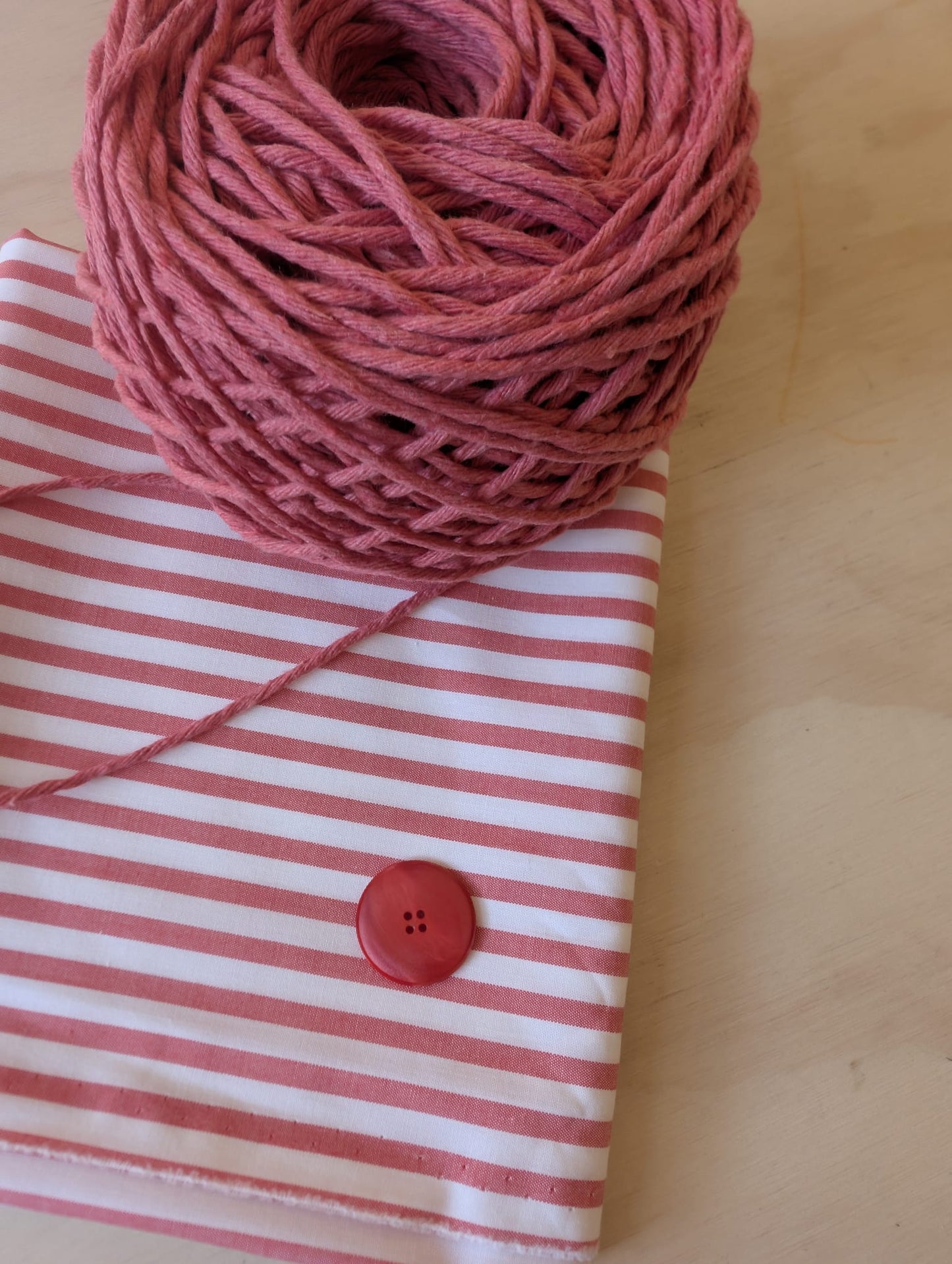Kit de crochet (intermédiaire) - Sac d'été rond doublé