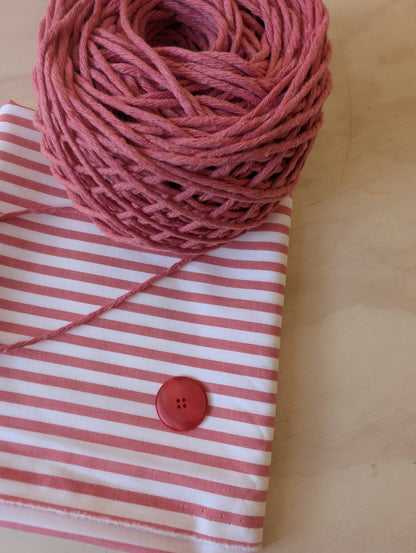 Kit de crochet (intermédiaire) - Sac d'été rond doublé