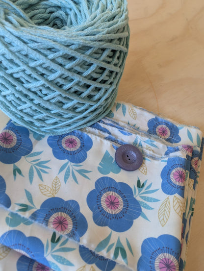 Kit de crochet (intermédiaire) - Sac d'été rond doublé