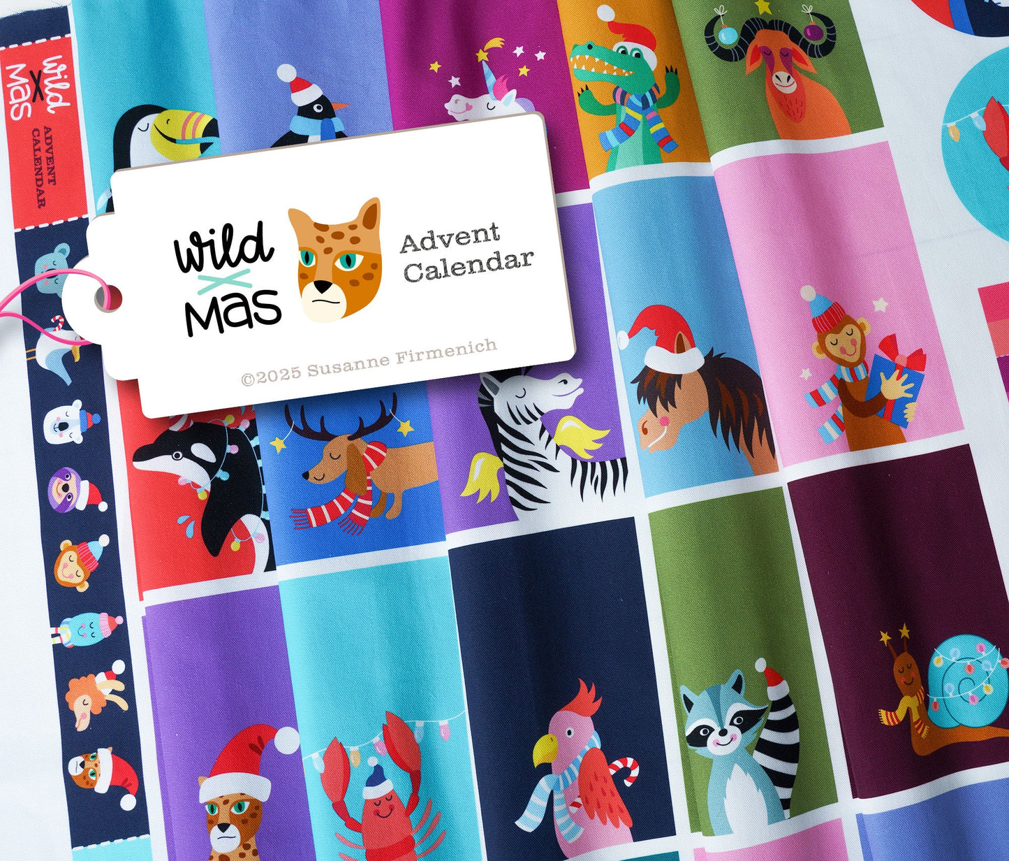 Canevas "Calendrier de l'Avent" | Panneau de 24 rectangles