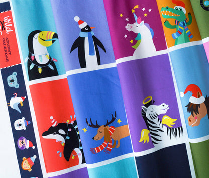 Canevas coton bio calendrier de l'Avent 24 sacs, Atelier-53