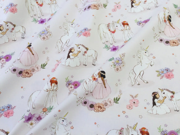 Popeline "Unicorn Pink" | 10 cm