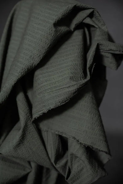 Seersucker "vert forêt" Merchant & Mills | 10 cm