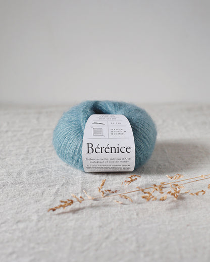 "Bérénice" - Mohair éthique, mérinos d'Arles bio & soie | 25 gr