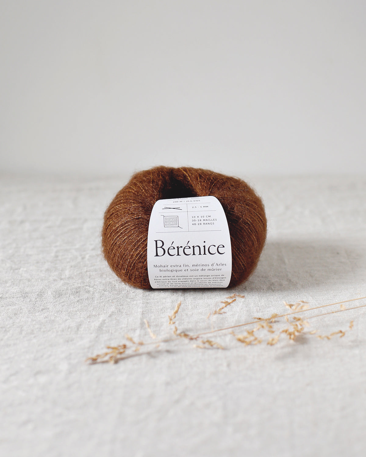 "Bérénice" - Mohair éthique, mérinos d'Arles bio & soie | 25 gr