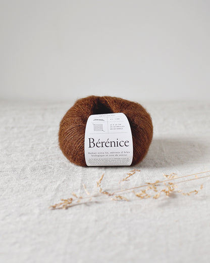 "Bérénice" - Mohair éthique, mérinos d'Arles bio & soie | 25 gr