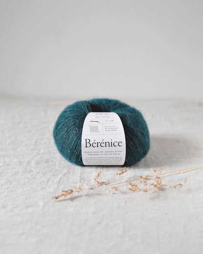 "Bérénice" - Mohair éthique, mérinos d'Arles bio & soie | 25 gr