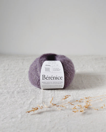 "Bérénice" - Mohair éthique, mérinos d'Arles bio & soie | 25 gr