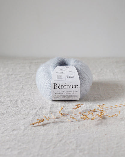 "Bérénice" - Mohair éthique, mérinos d'Arles bio & soie | 25 gr