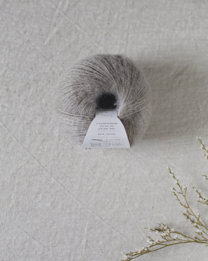 "Bérénice" - Mohair éthique, mérinos d'Arles bio & soie | 25 gr