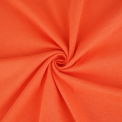 Jersey coton bio uni corail Atelier-53